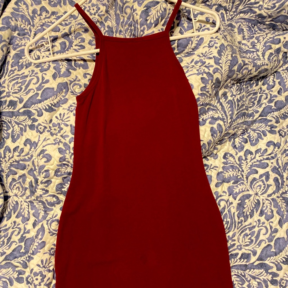 Garage Burgundy Dress